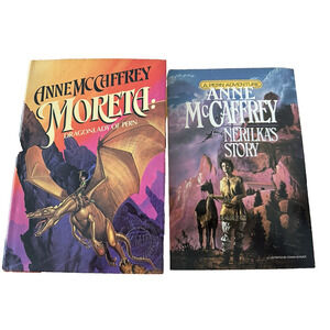 Anne McCaffrey, 2 BKS Moreta DragonLady of Pern & Nerilka's Story HC/BC/DJ/1stEd